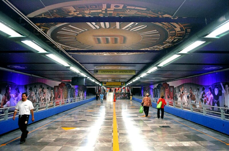 Estación del metro de la Ciudad de México