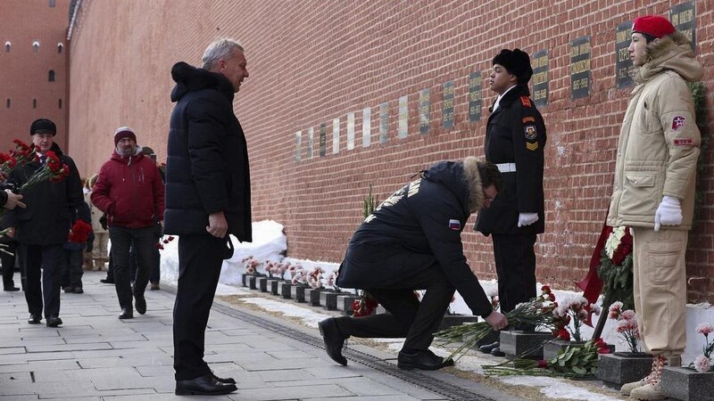 El presidente ruso, Vladímir Putin, rinde homenaje a los soldados caídos en la Gran Guerra Patria