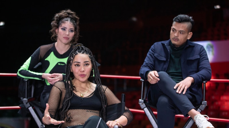 Becky G, la estrella de la música latina, en el programa de televisión "La Voz".