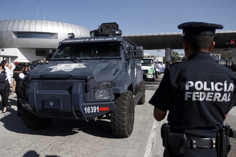 Policía Federal mexicana en acción