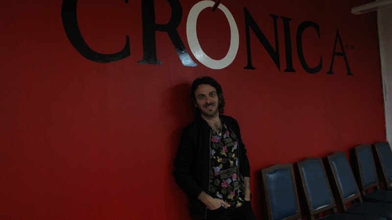 El vocalista de Vetusta Morla, Pucho, en una entrevista para Crónica