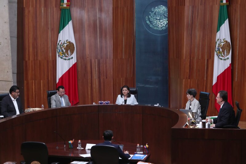 Ministros de la Suprema Corte de Justicia de la Nación en sesión