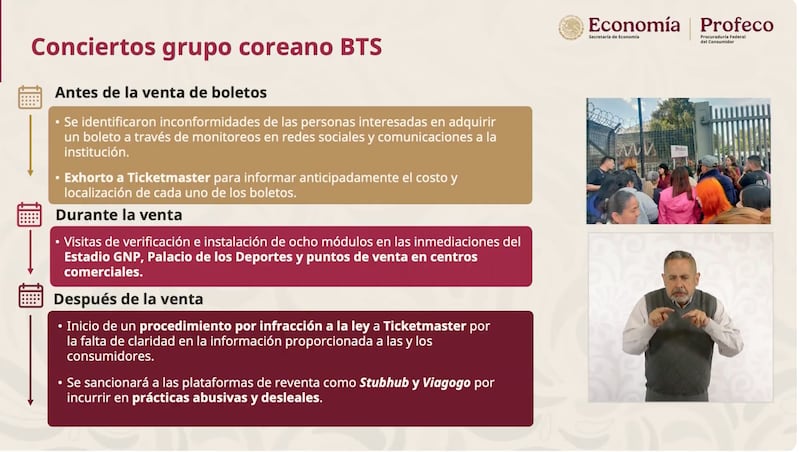 Irregularidades en BTS