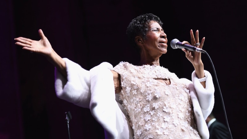 Aretha Franklin, la Reina del Soul, en concierto.