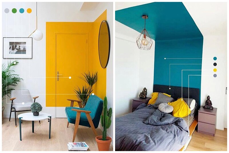 Ideas para pintar tu casa con dos colores