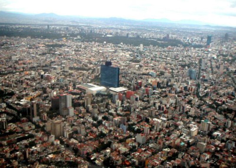 Ciudad de México desde el aire