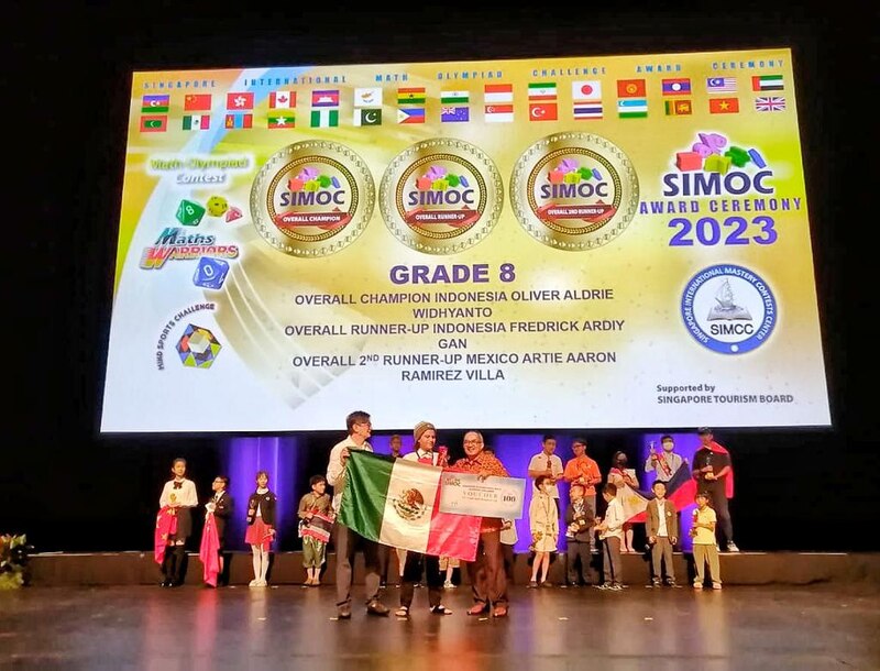 Entrega de premios de la Olimpiada Internacional de Matemáticas 2023