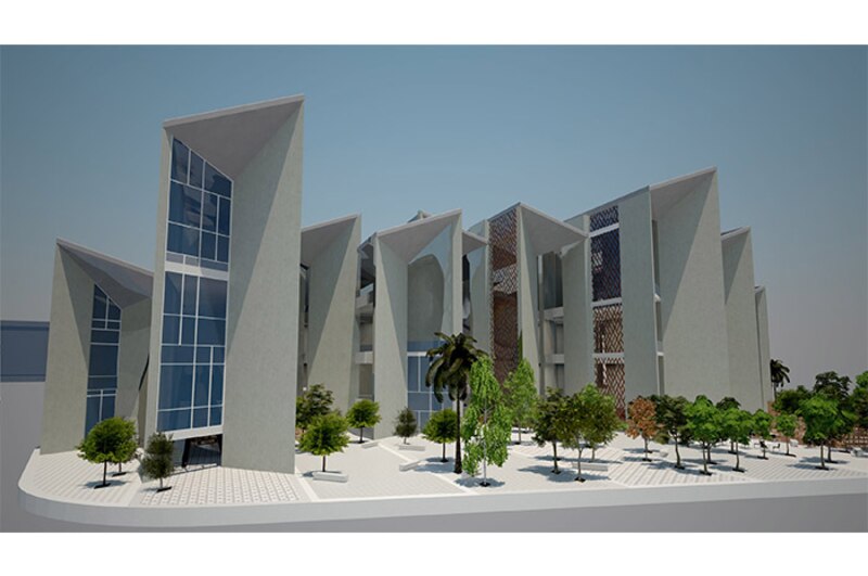 Edificio moderno de la ciudad