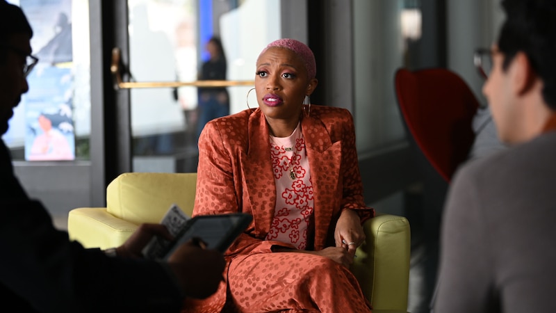 La actriz Cynthia Erivo en una entrevista.