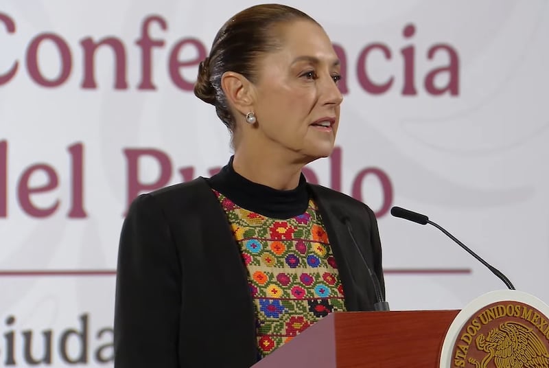 La presidenta de México anunció el incremento del salario mínimo previsto para el año 2026.