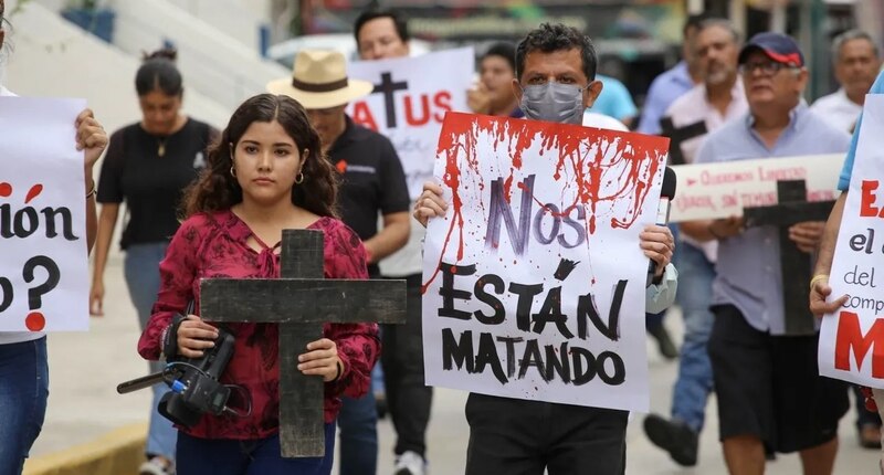 Marcha contra la violencia en México