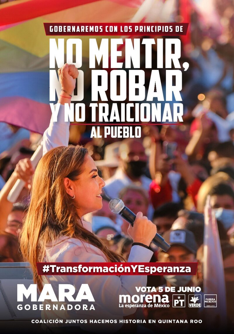Mara Lezama, candidata de Morena a la gubernatura de Quintana Roo