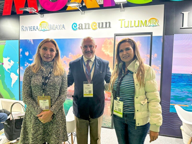 Representantes de la Riviera Maya en la feria de turismo WTM de Londres