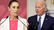 Biden felicita y abre los brazos a Sheinbaum, pero podrían coincidir sólo tres meses
