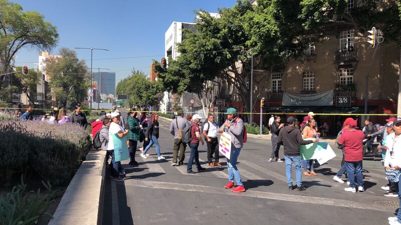 Protesta en la Ciudad de México