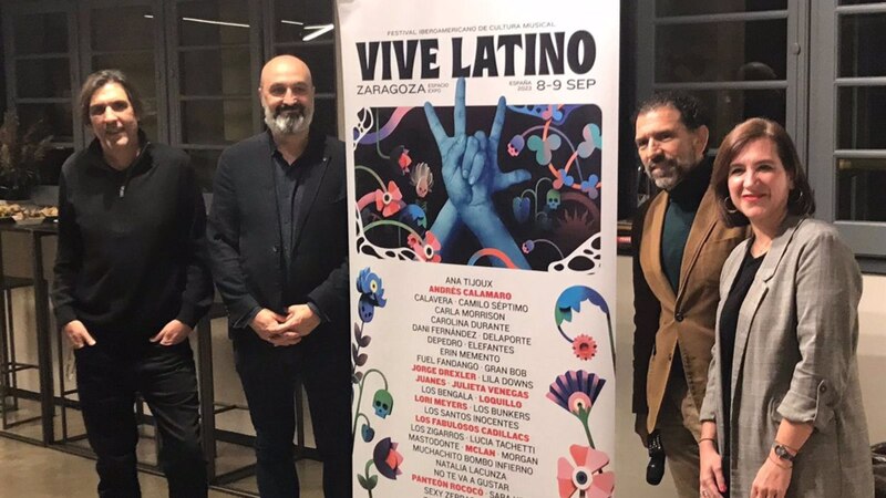 Presentación del cartel del Vive Latino Zaragoza 2023