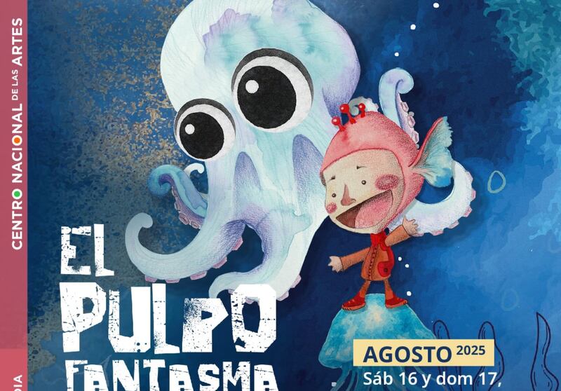 Cartel oficial de la obra "El Pulpo fantasma"
