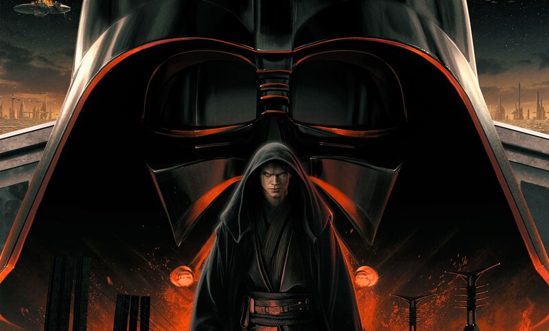 Poster oficial del reestreno de Star Wars: Episodio 3 que se estrenará este viernes 25 de abril en Estados Unidos y otros países.