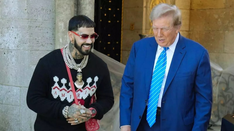 El rapero Anuel AA se reúne con el presidente Donald Trump en la Casa Blanca