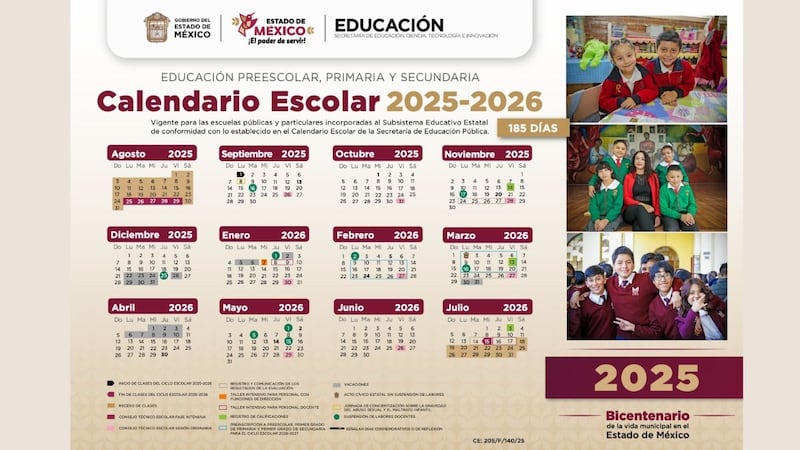 Calendario SEP 2025-2026