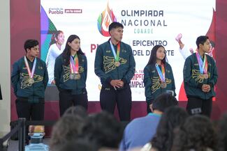 Puebla reconoce a atletas tras sumar 56 medallas en Olimpiada CONADE 2026