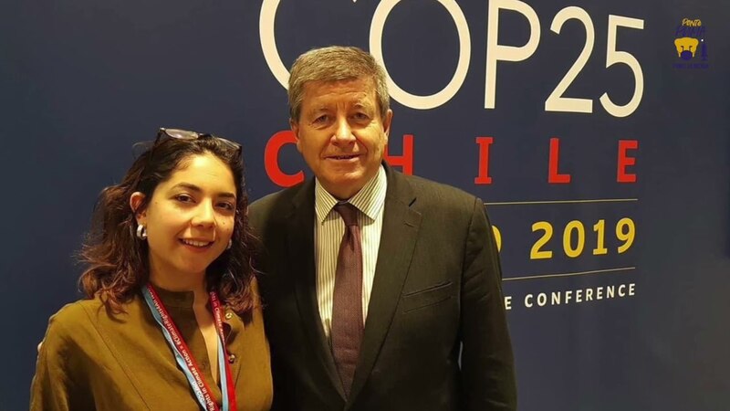 Ministra Schmidt se reúne con Presidente de la COP25.