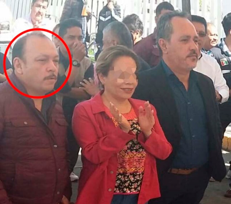 Políticos mexicanos en un evento público