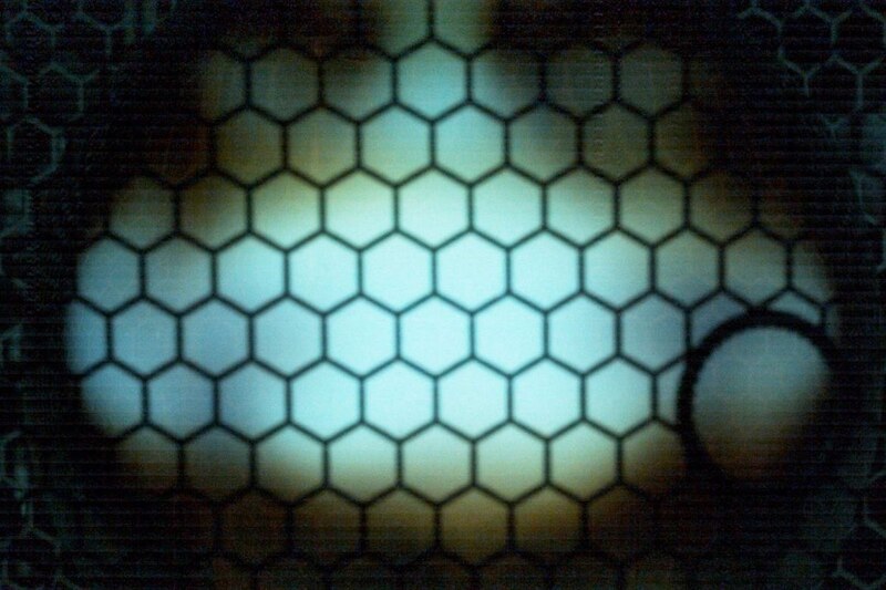 Imagen abstracta con hexágonos