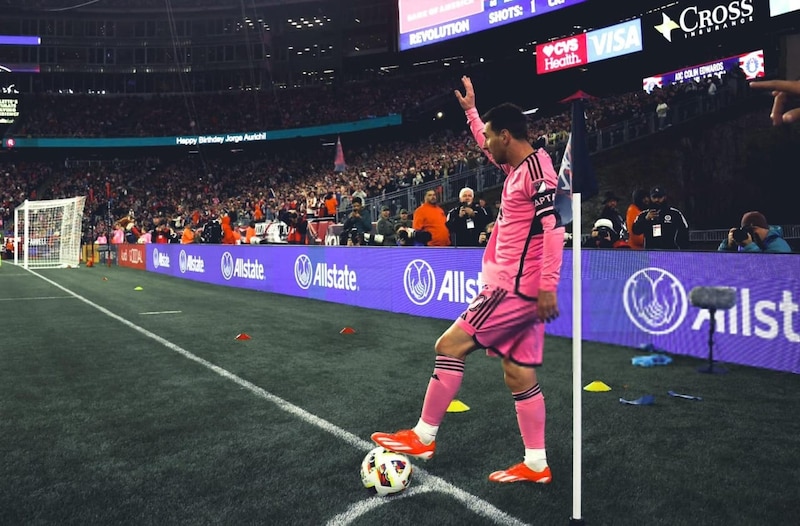 Cristiano Ronaldo celebra su gol ante el Columbus Crew