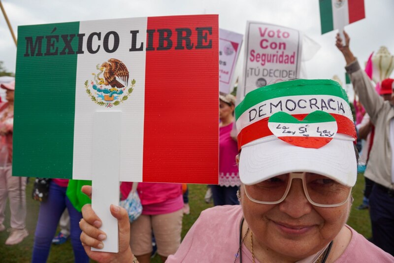 Marcha por la democracia en México