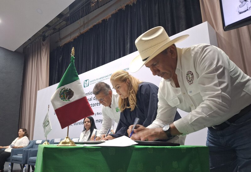 El IMSS firmó Convenios de Aseguramiento y Pago de Cuotas con las Uniones Nacionales de Cañeros. Hasta febrero pasado