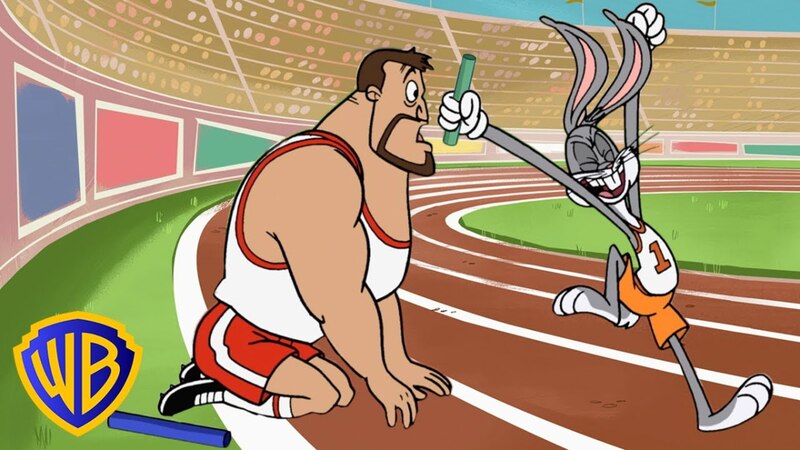 Bugs Bunny derrota al campeón de atletismo