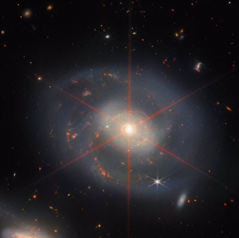 Imagen de una galaxia espiral