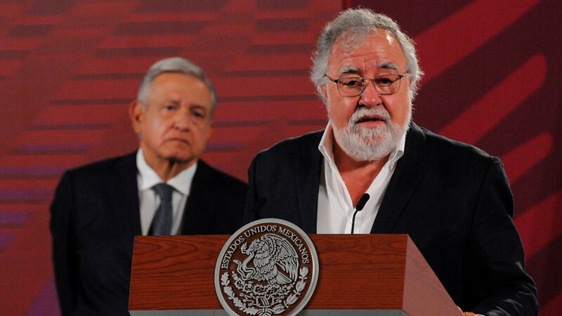 El presidente Andrés Manuel López Obrador y el escritor Paco Ignacio Taibo II