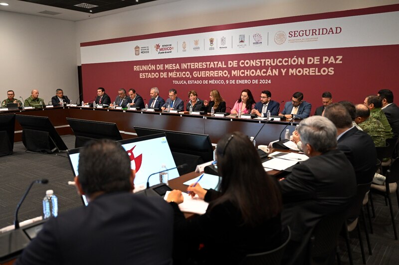 Title: Reunión de mesa interestatal de construcción de paz Estado de México, Guerrero, Michoacán y Morelos