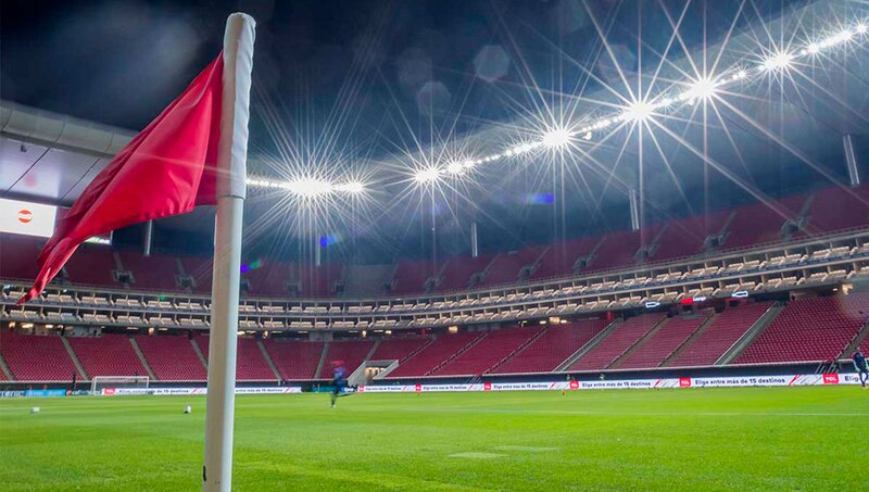 Estadio de fútbol vacío