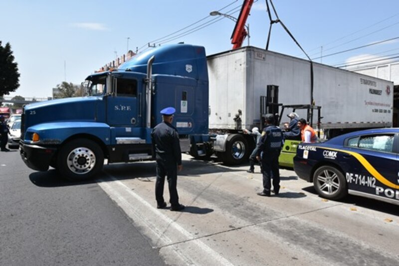 Accidente de tráfico en la Ciudad de México