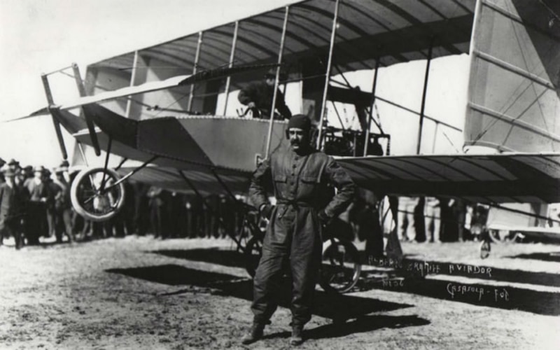 El primer vuelo en avión en España