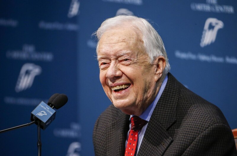 Jimmy Carter, expresidente de EE.UU. y ganador del Premio Nobel de la Paz, en una imagen tomada durante su vida pública