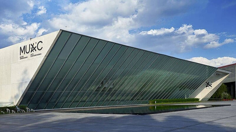 Fachada del MUAC en Ciudad Universitaria