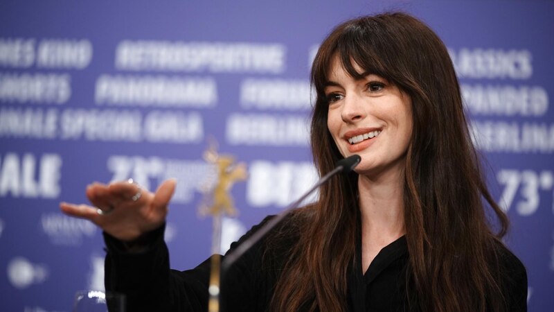 Anne Hathaway en el Festival de Cine de Berlín