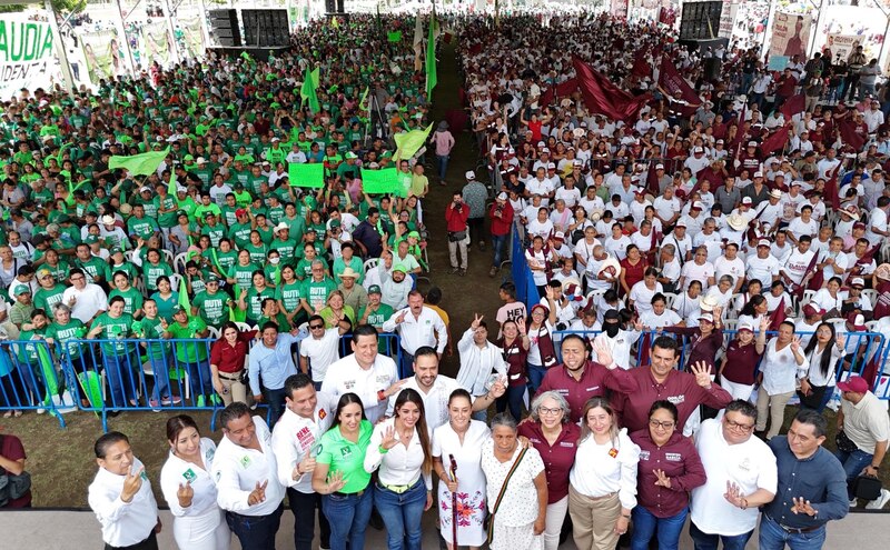 AMLO encabeza cierre de campaña de Morena en el Estado de México