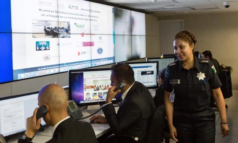 Centro de Mando de la Policía Federal en México