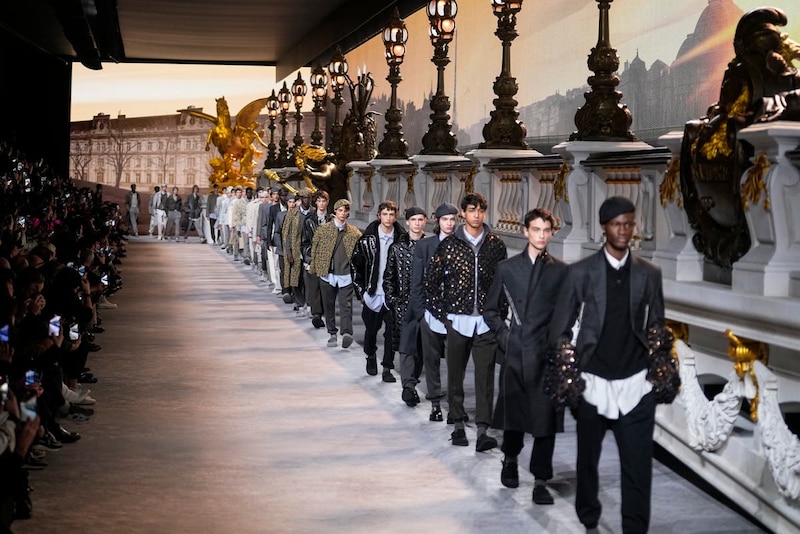 Pasarela de Louis Vuitton en París