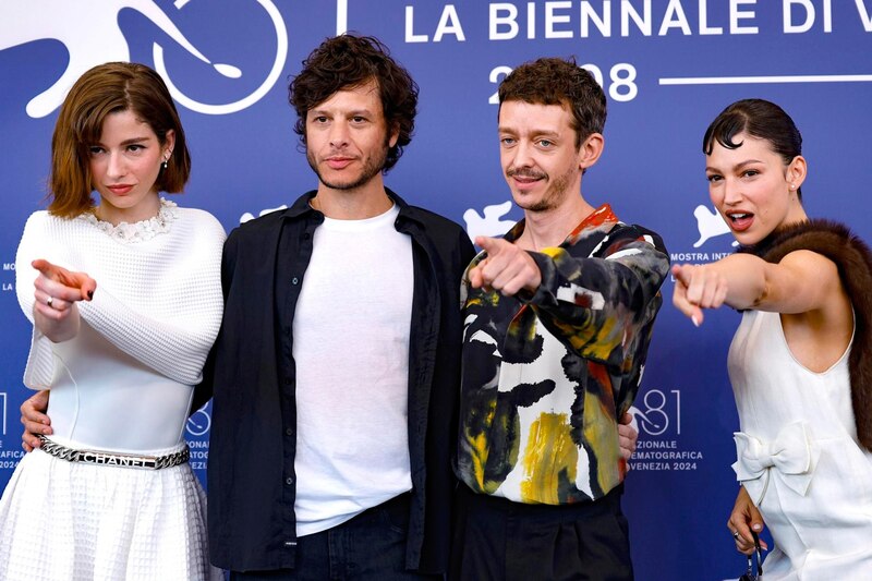 "El elenco de la película "The Whale" en el Festival de Cine de Venecia"