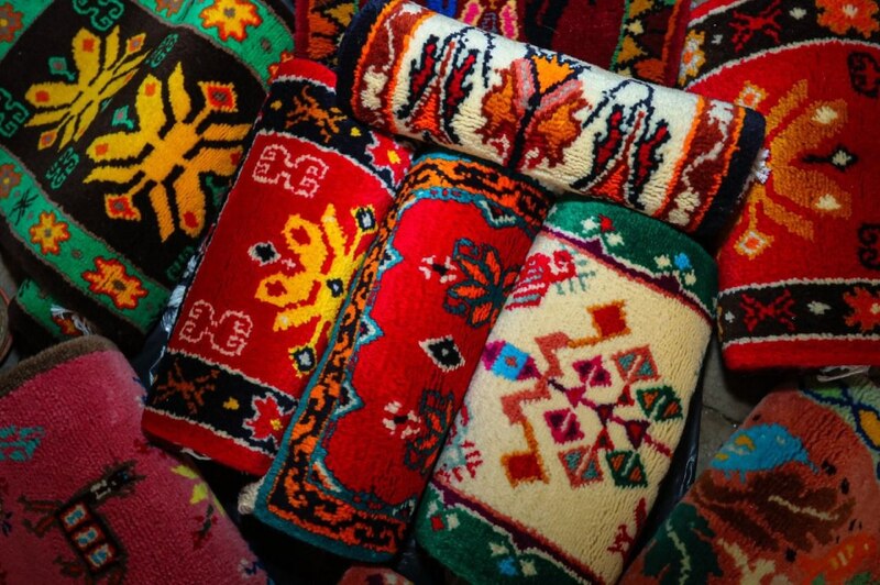 Alfombras tradicionales hechas a mano