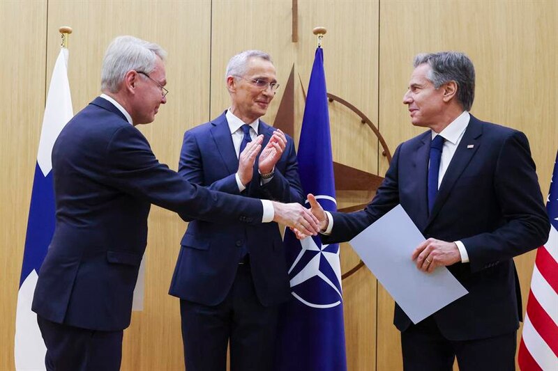 Ceremonia de firma de adhesión de Finlandia y Suecia a la OTAN