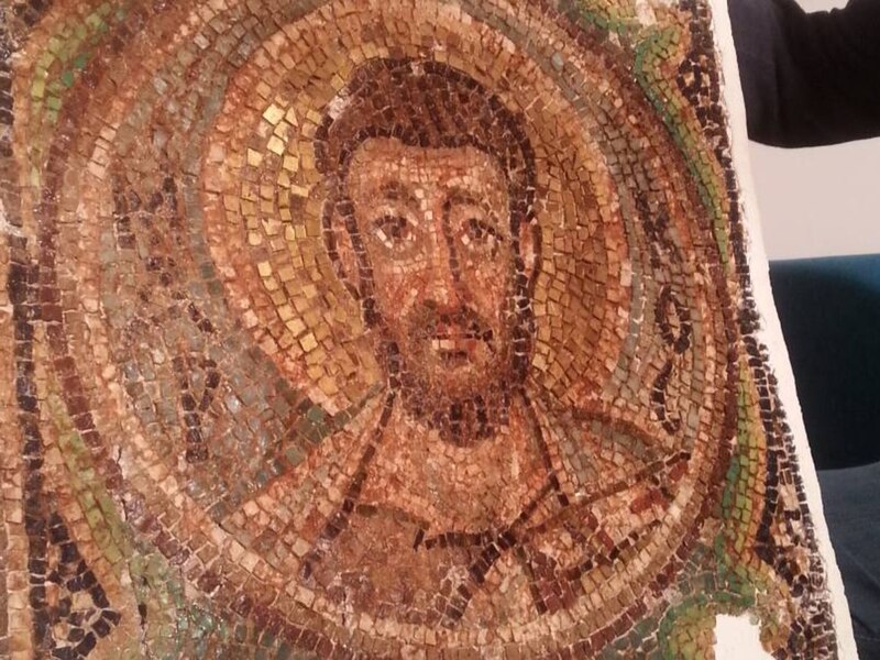 Mosaico bizantino del siglo VI d.C.