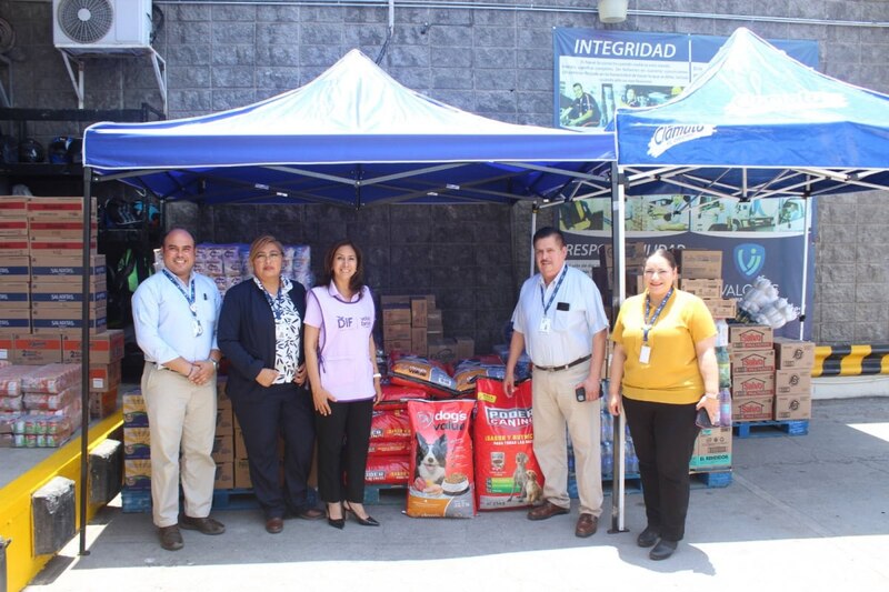 DIF entrega donativo a albergue canino