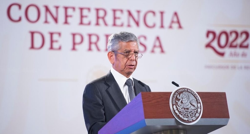 El presidente López Obrador ofrece una conferencia de prensa en 2022